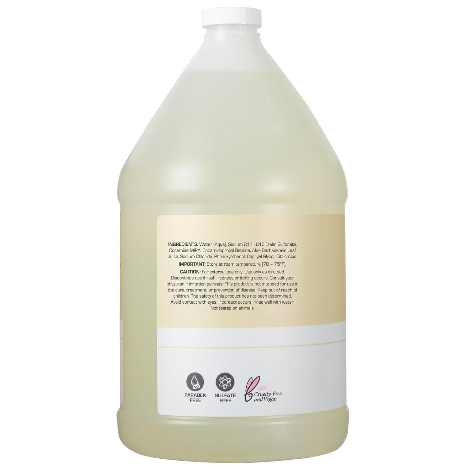 imageGinger Lily Farms Club amp Fitness Conditioning Liquid Hand Soap Refill 100 Vegan amp CrueltyFree Citrus Scent 1 Gallon 128 fl ozFragrance Free