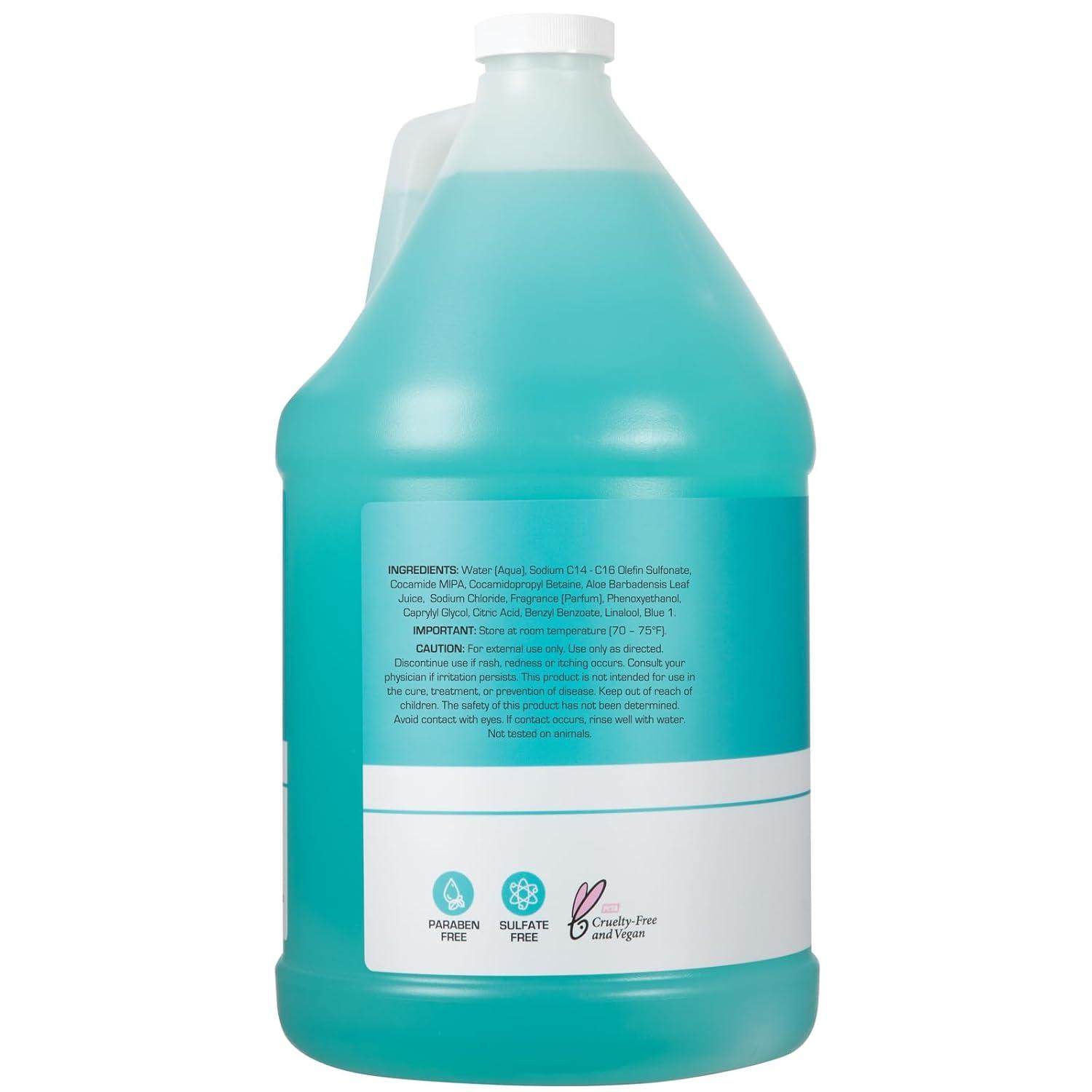 imageGinger Lily Farms Club amp Fitness Conditioning Liquid Hand Soap Refill 100 Vegan amp CrueltyFree Citrus Scent 1 Gallon 128 fl ozOcean Breeze