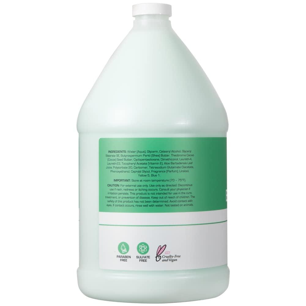 imageGinger Lily Farms Club amp Fitness Soothing Butter Lotion for Dry Skin 100 Vegan amp CrueltyFree Citrus Scent 1 Gallon 128 fl oz RefillAloe Vera