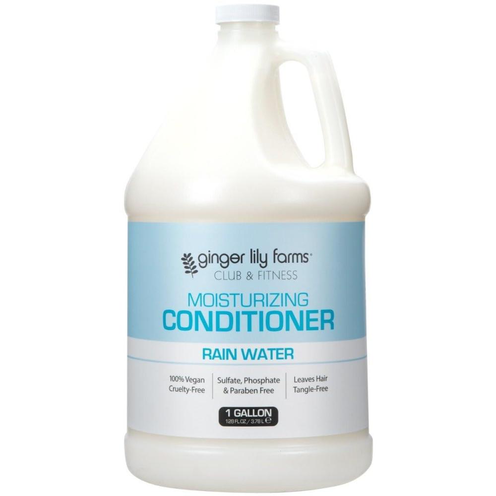 imageGinger Lily Farms Club amp Fitness Citrus Moisturizing Conditioner 100 Vegan Paraben Sulfate Phosphate Gluten amp CrueltyFree 1 Gallon Pack of 4 Rain Water