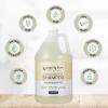 Ginger Lily Farms Club & Fitness Moisturizing Shampoo for All Hair Types, 100% Vegan & Cruelty-Free, Citrus Scent, 1 Gallon (128 fl oz) Refill(Fragrance Free)