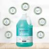 Ginger Lily Farms Club & Fitness Moisturizing Shampoo for All Hair Types, 100% Vegan & Cruelty-Free, Citrus Scent, 1 Gallon (128 fl oz) Refill(Ocean Breeze)