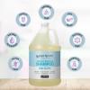 Ginger Lily Farms Club & Fitness Moisturizing Shampoo for All Hair Types, 100% Vegan & Cruelty-Free, Citrus Scent, 1 Gallon (128 fl oz) Refill(Rain Water)