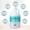 Ginger Lily Farms Club & Fitness Soothing Butter Lotion for Dry Skin, 100% Vegan & Cruelty-Free, Citrus Scent, 1 Gallon (128 fl oz) Refill(Ocean Breeze)