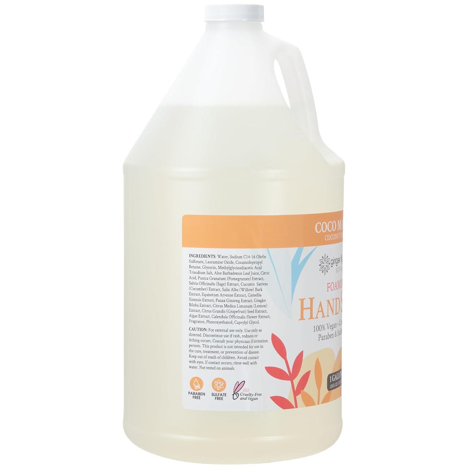 imageGinger Lily Farms Botanicals AllPurpose Foaming Hand Soap Refill 100 Vegan amp CrueltyFree Vanilla Sugar Bliss Scent 20 Fl Oz Pack of 1Coco Mango