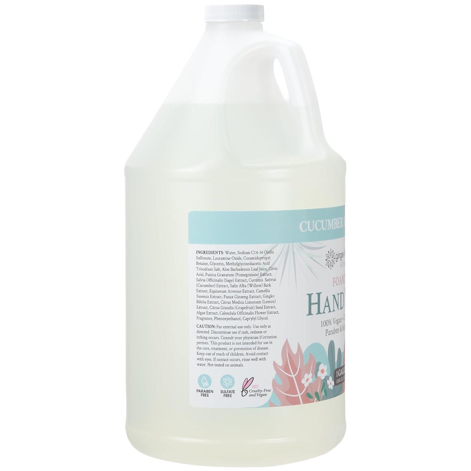 imageGinger Lily Farms Botanicals AllPurpose Foaming Hand Soap Refill 100 Vegan amp CrueltyFree Vanilla Sugar Bliss Scent 20 Fl Oz Pack of 1Cucumber Mint Bliss