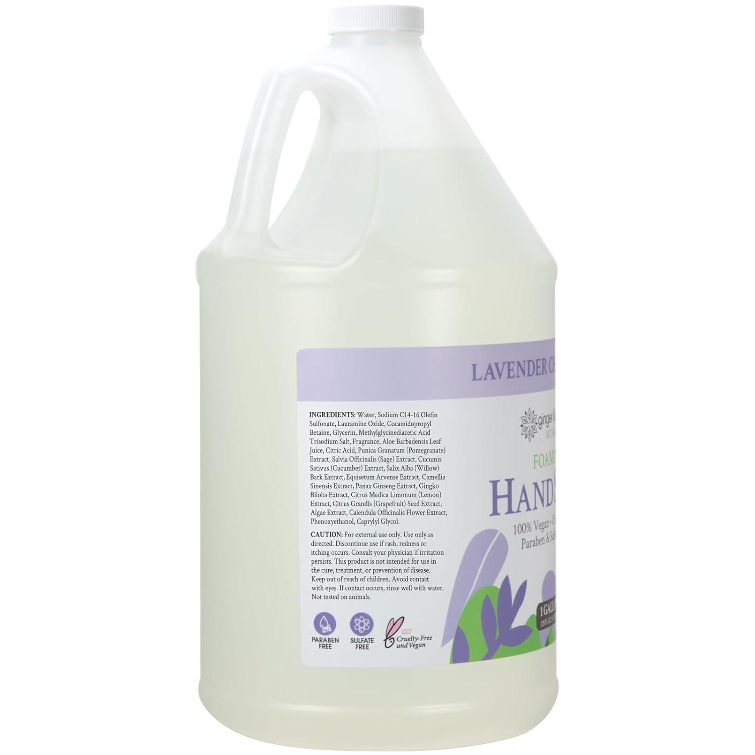 imageGinger Lily Farms Botanicals AllPurpose Foaming Hand Soap Refill 100 Vegan amp CrueltyFree Vanilla Sugar Bliss Scent 20 Fl Oz Pack of 1Lavender Chamomile
