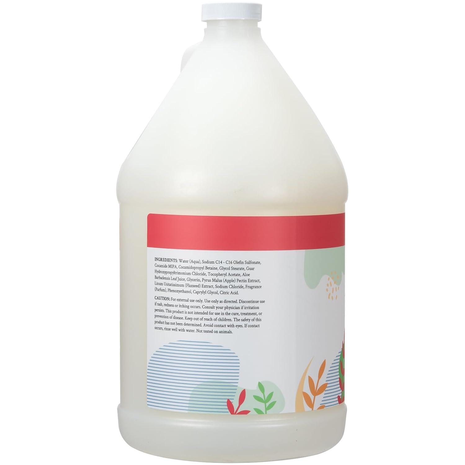 imageGinger Lily Farms Botanicals Conditioning Liquid Hand Soap Refill 100 Vegan amp CrueltyFree Vanilla Sugar Bliss Scent 1 Gallon Pack of 4Apple Pear