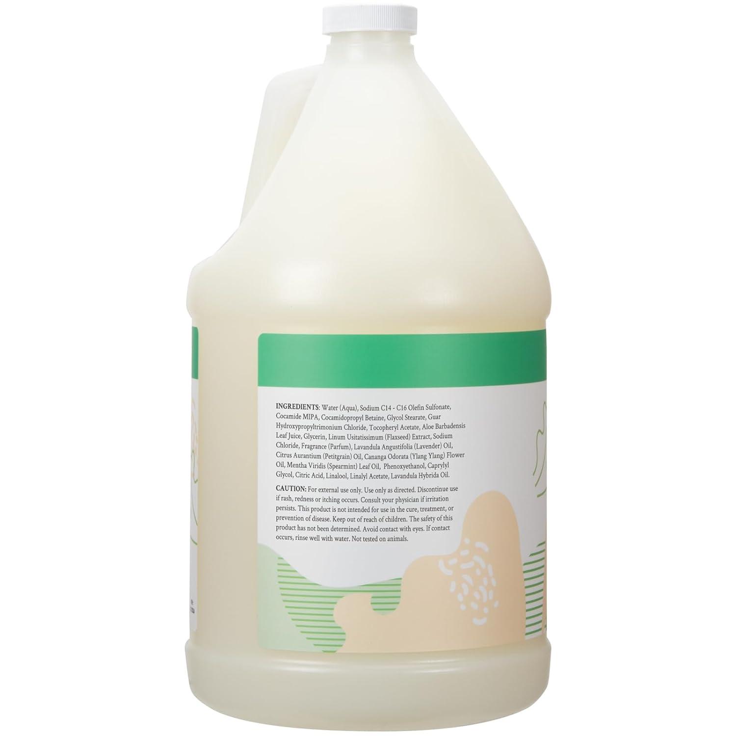 imageGinger Lily Farms Botanicals Conditioning Liquid Hand Soap Refill 100 Vegan amp CrueltyFree Vanilla Sugar Bliss Scent 1 Gallon Pack of 4Basil