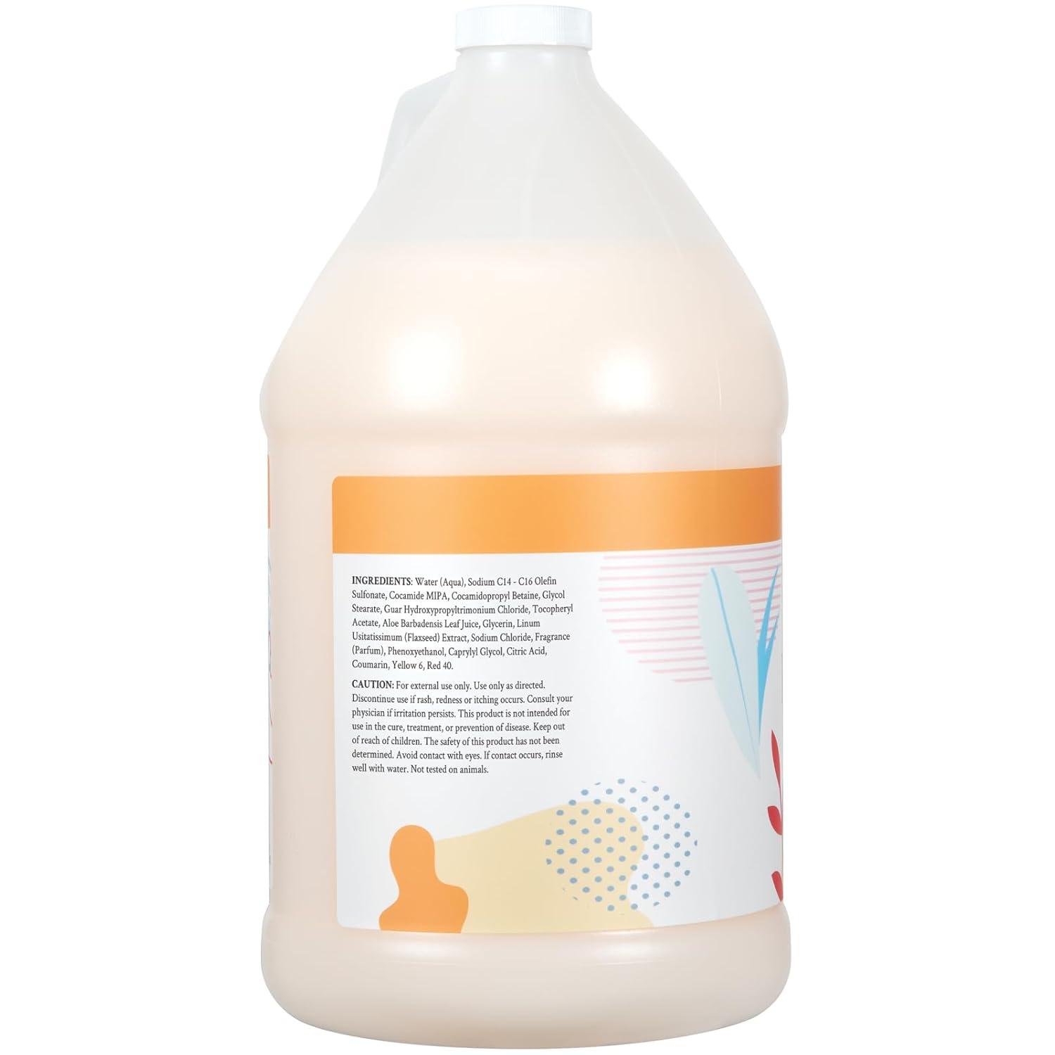 imageGinger Lily Farms Botanicals Conditioning Liquid Hand Soap Refill 100 Vegan amp CrueltyFree Vanilla Sugar Bliss Scent 1 Gallon Pack of 4Coco Mango