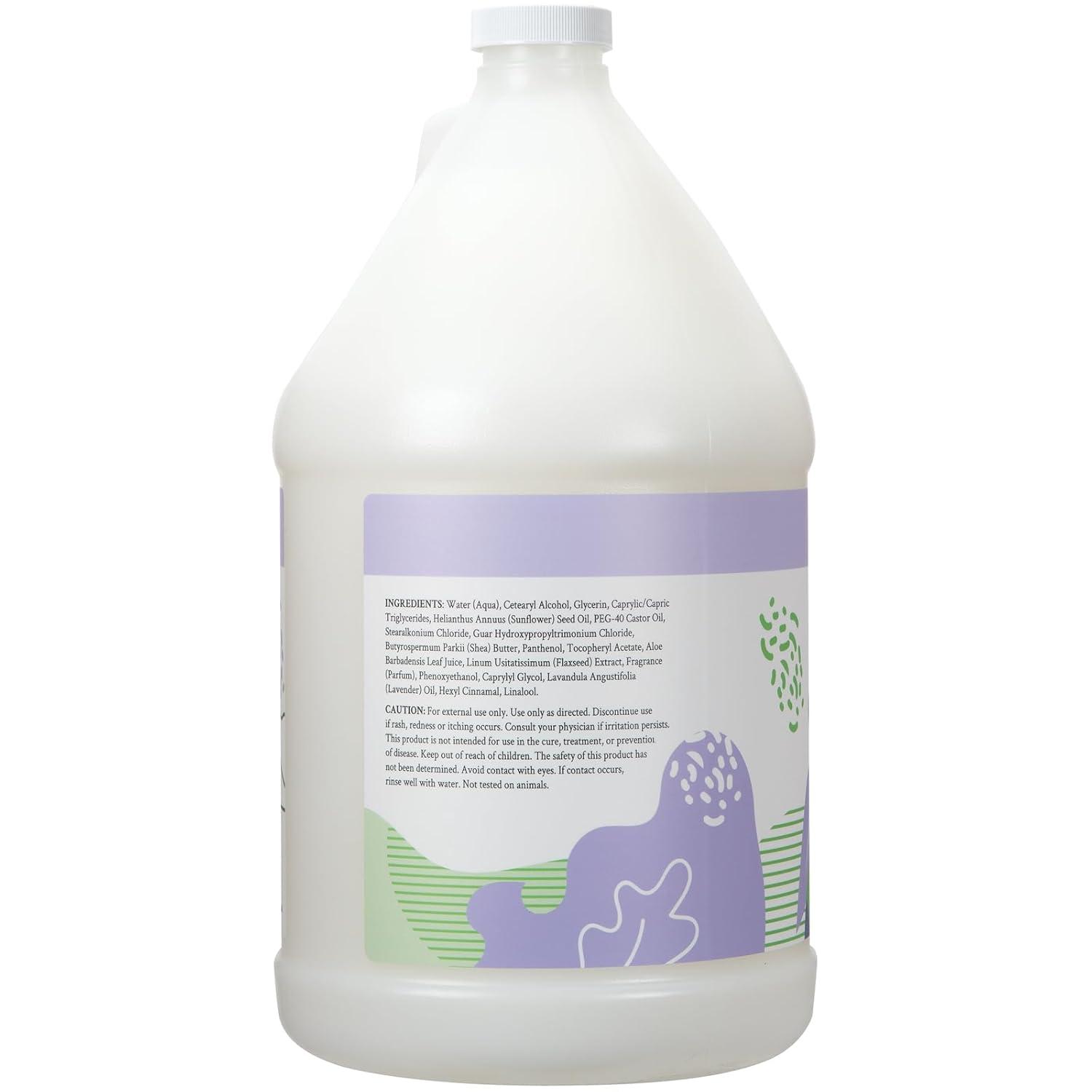 imageGinger Lily Farms Botanicals Moisturizing Conditioner for Dry Hair 100 Vegan amp CrueltyFree Vanilla Sugar Bliss Scent 1 Gallon Pack of 4Lavender Chamomile