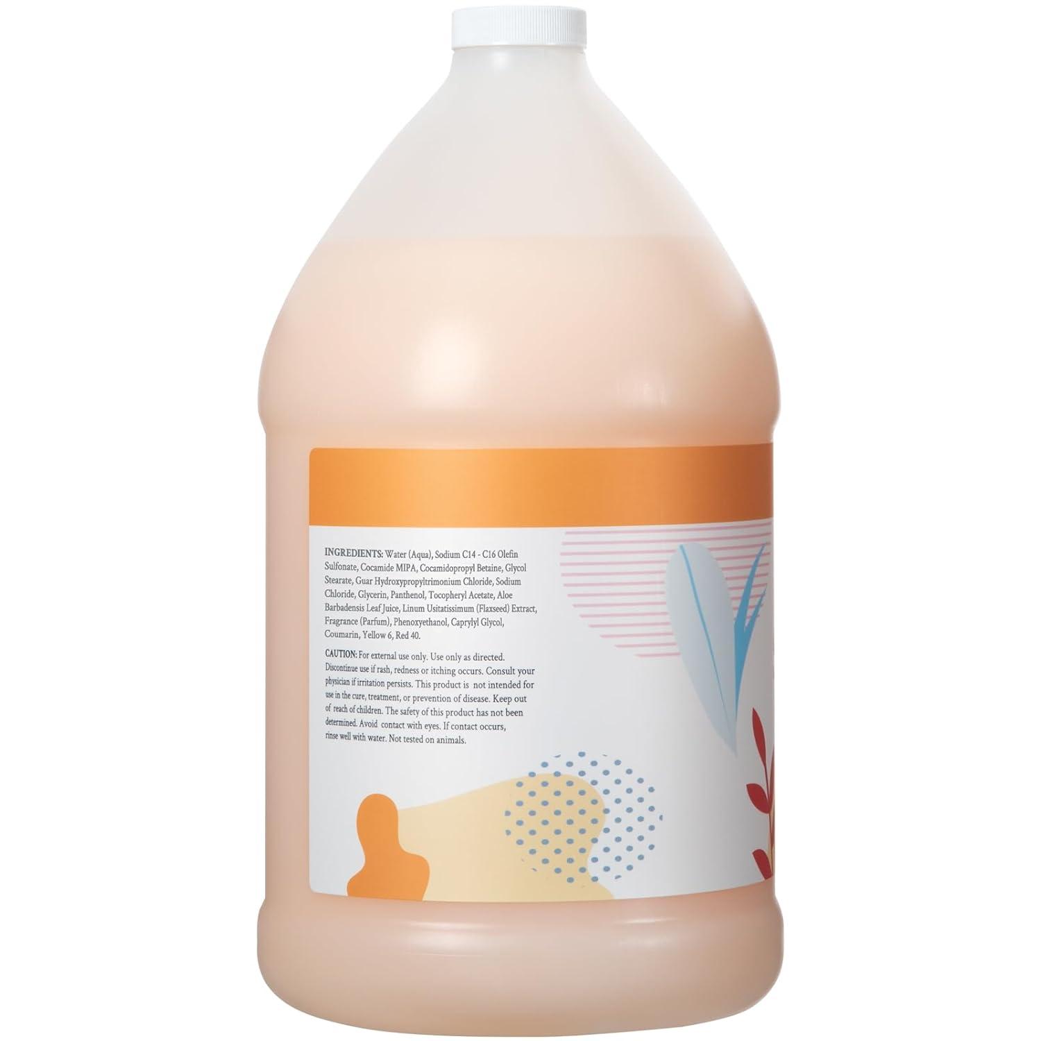 imageGinger Lily Farms Botanicals Moisturizing Shampoo for All Hair Types 100 Vegan amp CrueltyFree Vanilla Sugar Bliss 1 Gallon 128 fl oz RefillCoco Mango