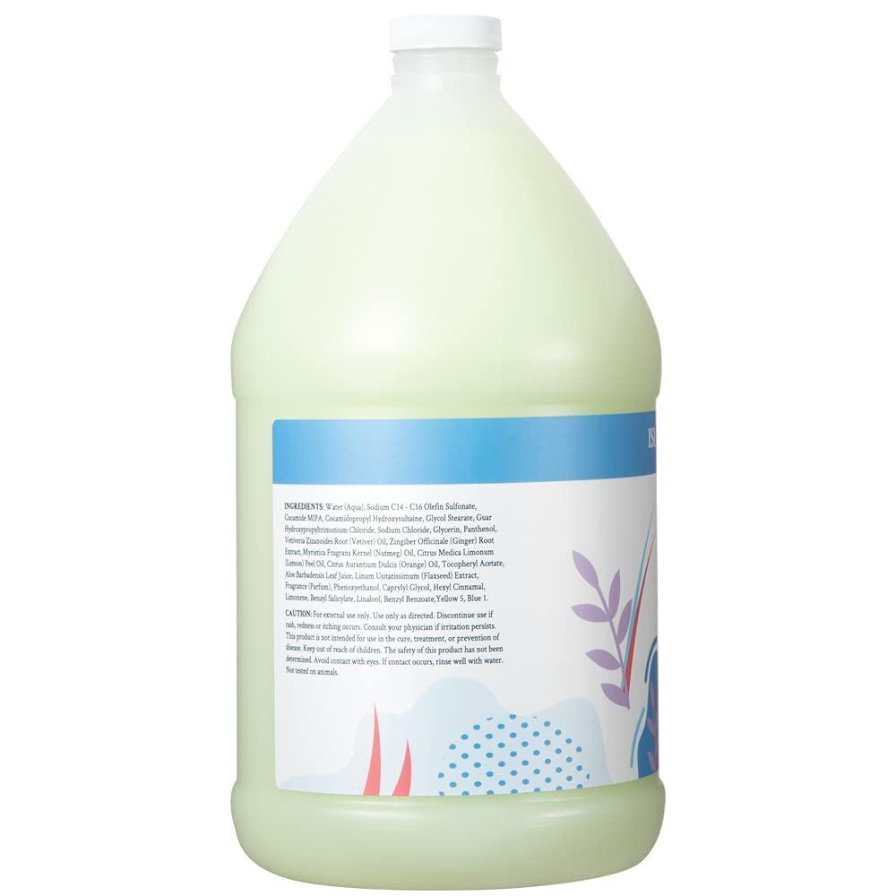 imageGinger Lily Farms Botanicals Moisturizing Shampoo for All Hair Types 100 Vegan amp CrueltyFree Vanilla Sugar Bliss 1 Gallon 128 fl oz RefillIsland Tranquility