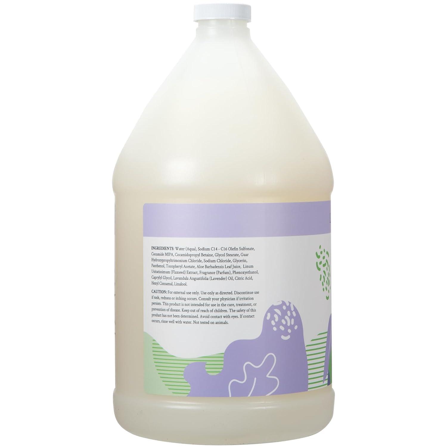 imageGinger Lily Farms Botanicals Moisturizing Shampoo for All Hair Types 100 Vegan amp CrueltyFree Vanilla Sugar Bliss 1 Gallon 128 fl oz RefillLavender Chamomile