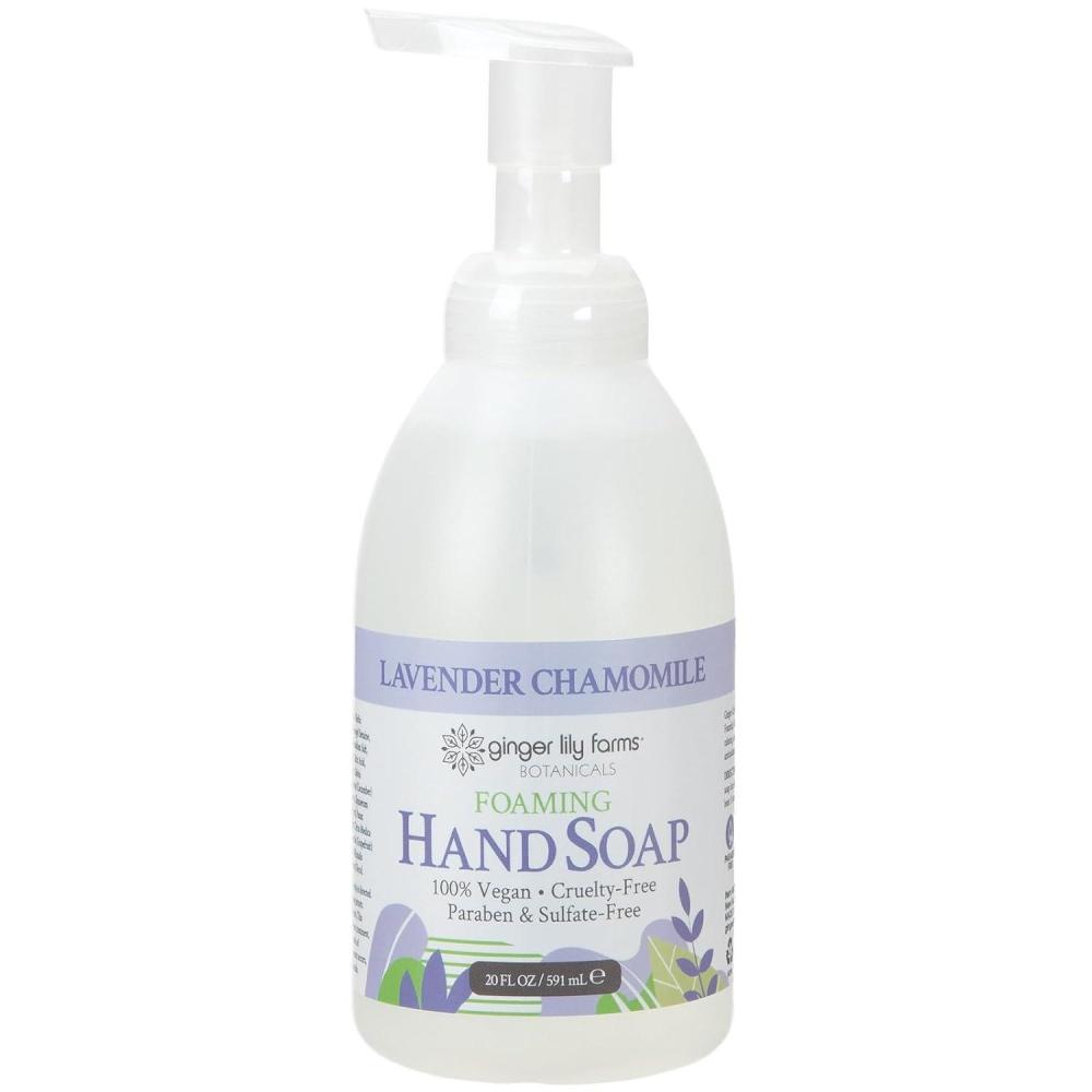 imageGinger Lily Farms Botanicals AllPurpose Foaming Hand Soap Refill 100 Vegan amp CrueltyFree Vanilla Sugar Bliss Scent 20 Fl Oz Pack of 1Lavender Chamomile