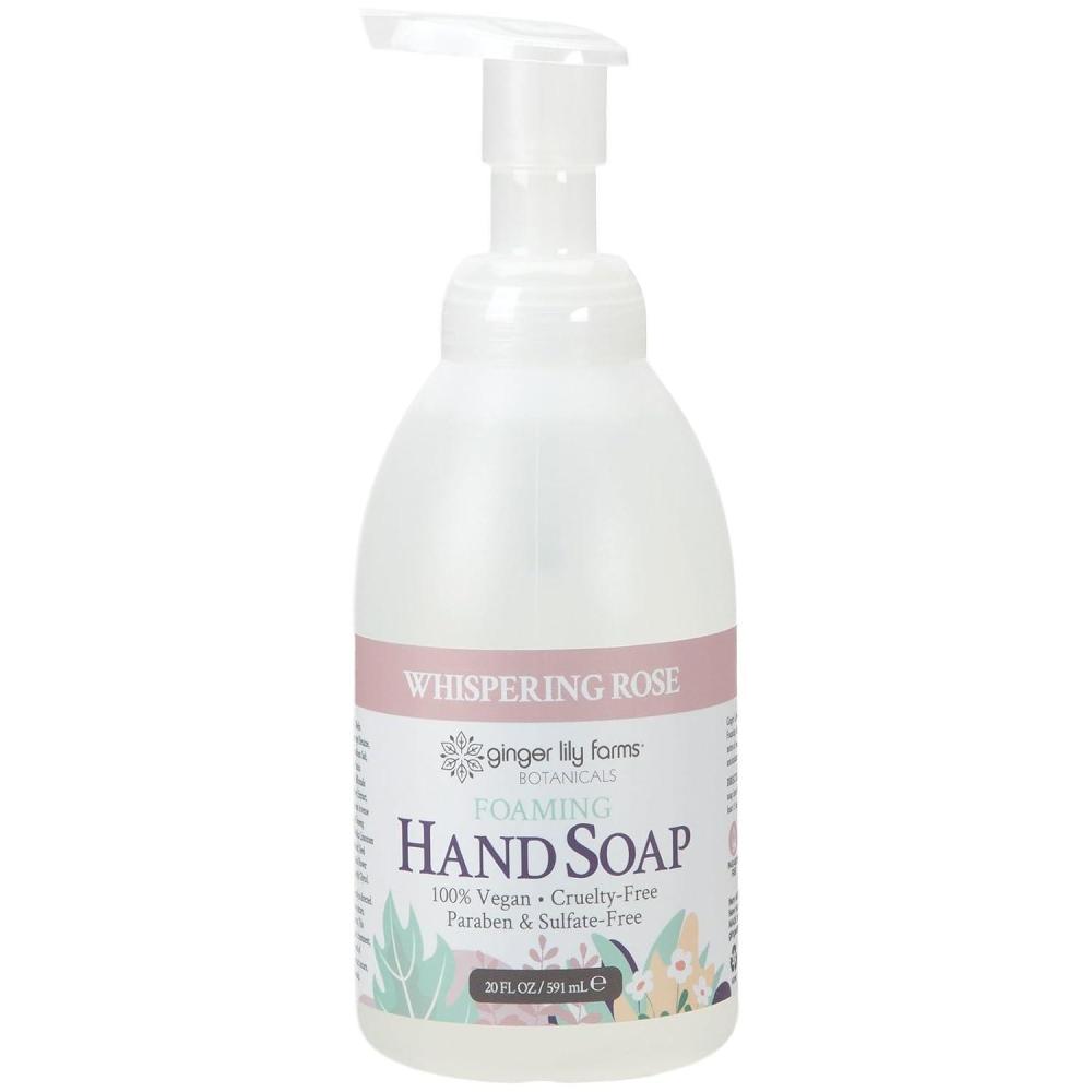 imageGinger Lily Farms Botanicals AllPurpose Foaming Hand Soap Refill 100 Vegan amp CrueltyFree Vanilla Sugar Bliss Scent 20 Fl Oz Pack of 1Whispering Rose