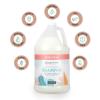 Ginger Lily Farms Botanicals Moisturizing Shampoo for All Hair Types, 100% Vegan & Cruelty-Free, Vanilla Sugar Bliss, 1 Gallon (128 fl oz) Refill(Apple Pear)