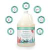 Ginger Lily Farms Botanicals Moisturizing Shampoo for All Hair Types, 100% Vegan & Cruelty-Free, Vanilla Sugar Bliss, 1 Gallon (128 fl oz) Refill(Eucalyptus Tranquility)