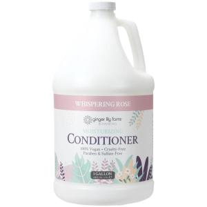 Ginger Lily Farms Botanicals Moisturizing Conditioner for Dry Hair, 100% Vegan & Cruelty-Free, Vanilla Sugar Bliss Scent, 1 Gallon (Pack of 4)(Whispering Rose)