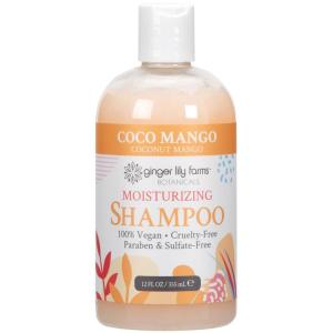 Ginger Lily Farms Botanicals Moisturizing Shampoo for All Hair Types, 100% Vegan & Cruelty-Free, Vanilla Sugar Bliss, 1 Gallon (128 fl oz) Refill(Coco Mango)