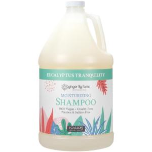Ginger Lily Farms Botanicals Moisturizing Shampoo for All Hair Types, 100% Vegan & Cruelty-Free, Vanilla Sugar Bliss, 1 Gallon (128 fl oz) Refill(Eucalyptus Tranquility)
