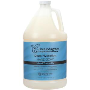 Ginger Lily Farms Botanicals Shea Indulgence Deep Hydration Liquid Hand Soap Refill, 100% Vegan & Cruelty-Free, Vanilla Sugar Bliss Scent, 1 Gallon (128 fl oz)(Island Tranquility)