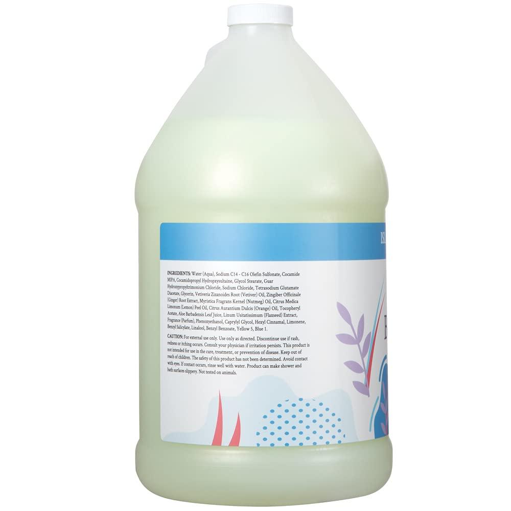 imageGinger Lily Farms Botanicals Nourishing Body Wash Eucalyptus Tranquility 100 Vegan amp CrueltyFree 1 Gallon Pack of 4Island Tranquility