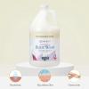 Ginger Lily Farms Botanicals Nourishing Body Wash, Eucalyptus Tranquility, 100% Vegan & Cruelty-Free, 1 Gallon (Pack of 4)(Fragrance Free)