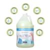 Ginger Lily Farms Botanicals Nourishing Body Wash, Eucalyptus Tranquility, 100% Vegan & Cruelty-Free, 1 Gallon (Pack of 4)(Island Tranquility)