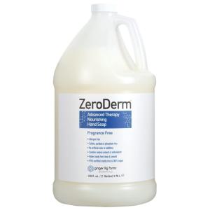 Ginger Lily Farms Botanicals ZeroDerm Advanced Therapy Nourishing Liquid Hand Soap Refill, 100% Vegan & Cruelty Free, Fragrance Free, 1 Gallon (Pack of 4)(128 Fl Oz (Pack of 1))