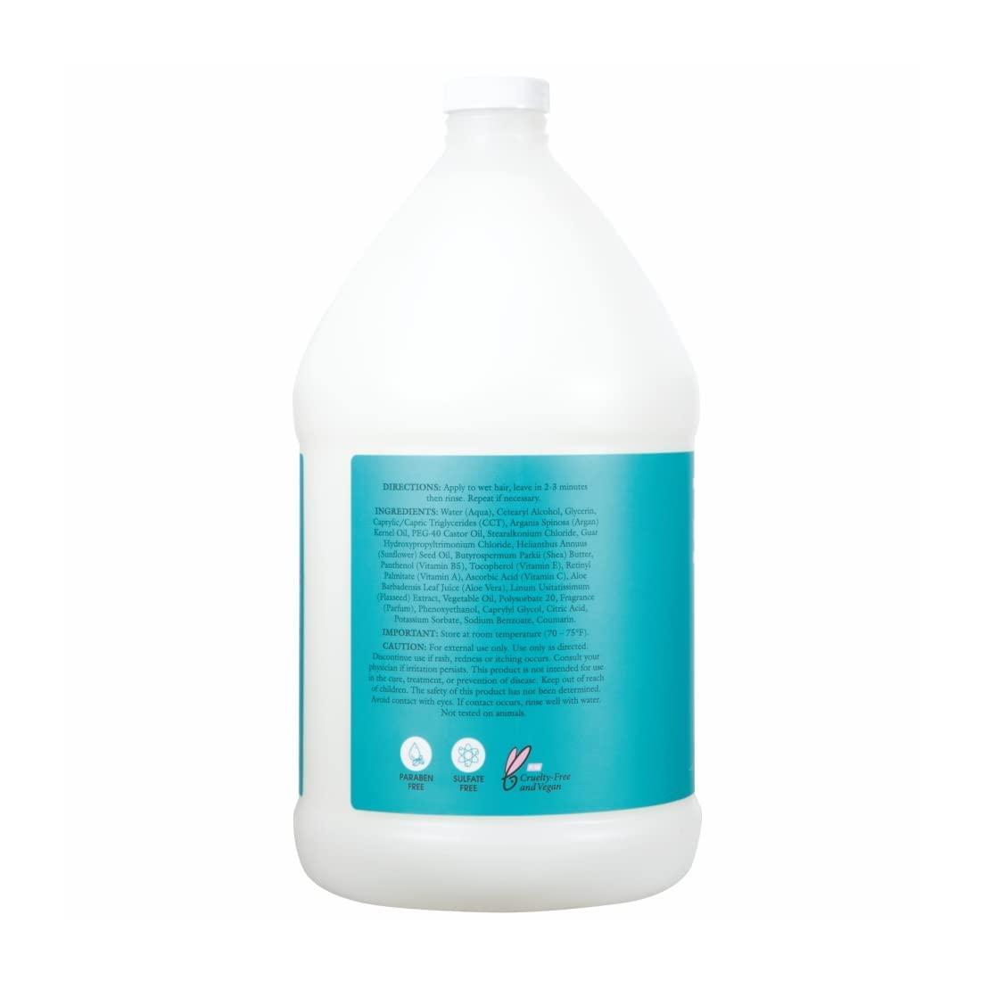 imageGinger Lily Farms Salon Formula 100 Pure Morocco Argan Oil Conditioner for All Hair Types 100 Vegan amp CrueltyFree 1 Gallon 128 Fl Oz Pack of 1 Refill128 Fl Oz Pack of 4