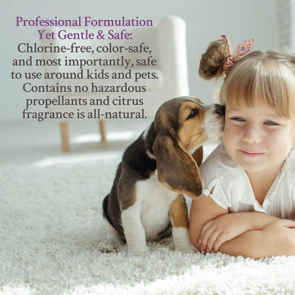 imageGinger Lily Farms Dog amp Pet Formula Advanced Odor Eliminator Professional Strength Fresh AllNatural Citrus 1 Gallon Refill 128 fl oz