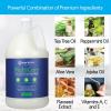 Ginger Lily Farms Botanicals MultiCure Advanced Therapy Body Wash with Tea Tree Oil, Peppermint and Aloe Vera, 100% Vegan & Cruelty-Free, 1 Gallon (128 fl oz) Refill(128 Fl Oz (Pack of 4))