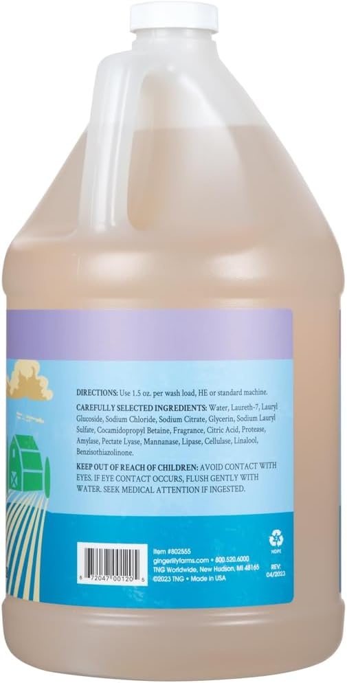 image:imageGinger Lily Farms Botanicals Laundry Detergent 100oz4pk Free amp ClearLavender