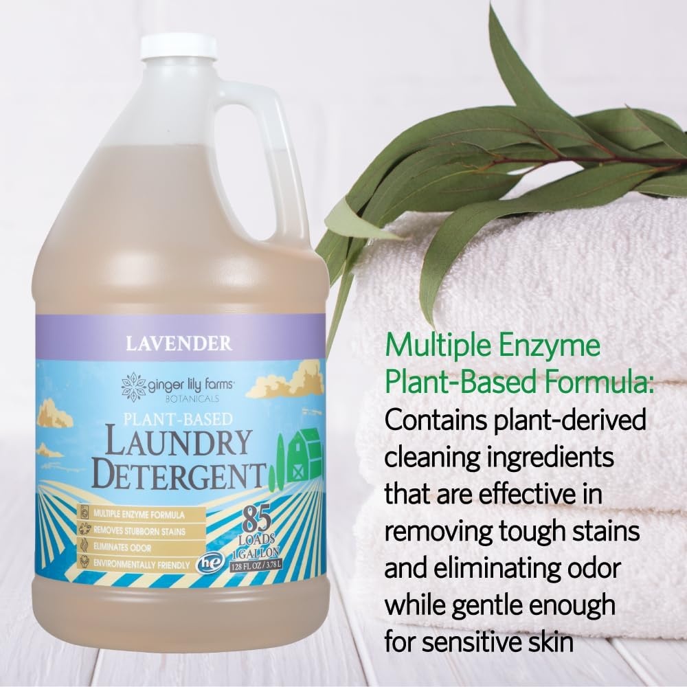 image:imageGinger Lily Farms Botanicals Laundry Detergent 100oz4pk Free amp ClearLavender